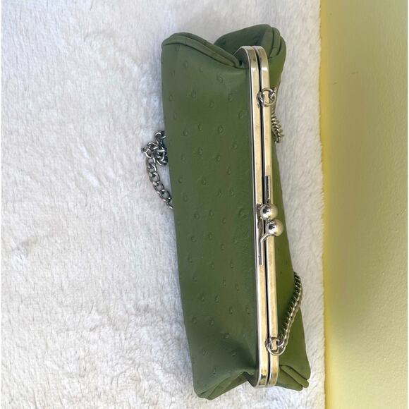 Vintage Bijoux Terner Faux Ostrich Ball Claspe Chain Strap Handbag, Shoulder Bag - Picture 6 of 16